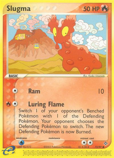 Slugma (72/97) [EX: Dragon] Reverse Holofoil