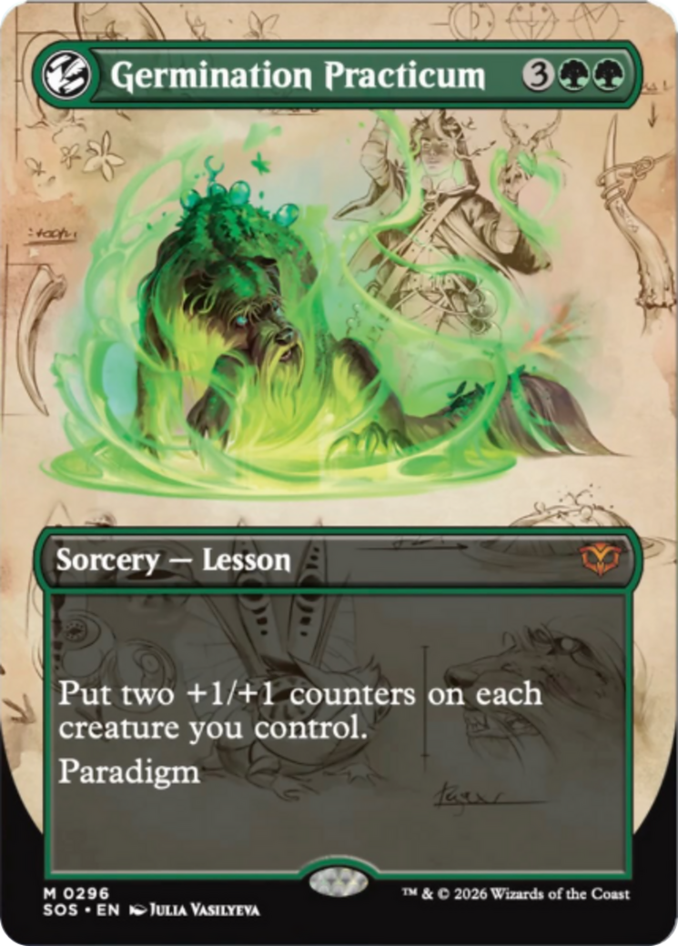 Germination Practicum (Borderless) [Secrets of Strixhaven] Foil