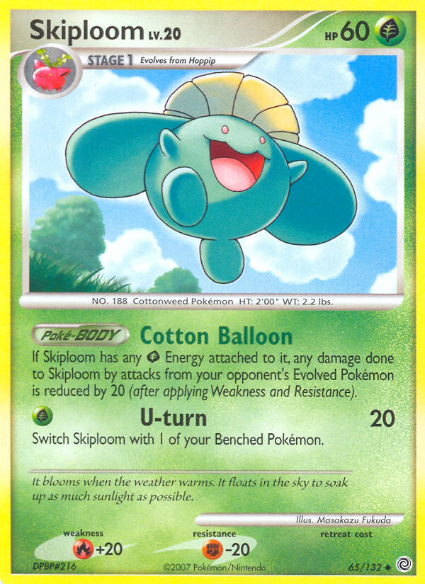 Skiploom (65/132) [Diamond & Pearl: Secret Wonders] Reverse Holofoil