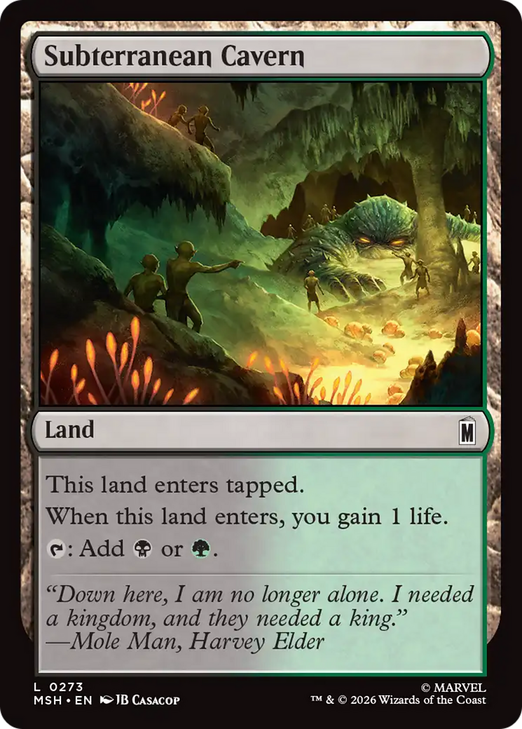Subterranean Cavern [Marvel Super Heroes] Foil