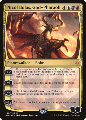 Nicol Bolas, God-Pharaoh [Hour of Devastation] Foil