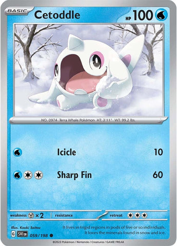 Cetoddle (059/198) [Scarlet & Violet: Base Set] Reverse Holofoil