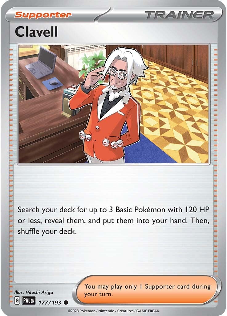 Clavell (177/193) [Scarlet & Violet: Paldea Evolved] Reverse Holofoil
