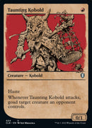 Taunting Kobold (Showcase) [Commander Legends: Battle for Baldur's Gate] Foil