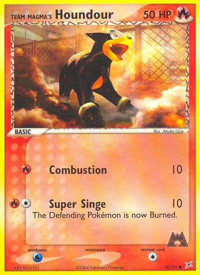 Team Magma's Houndour (62/95) [EX: Team Magma vs Team Aqua] Reverse Holofoil