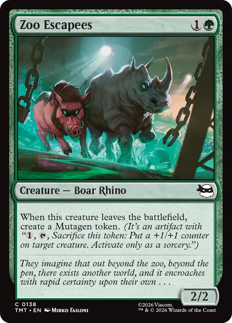 Zoo Escapees [Teenage Mutant Ninja Turtles] Foil
