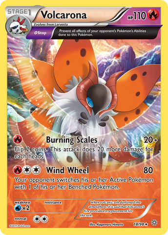 Volcarona (18/98) [XY: Ancient Origins] Reverse Holofoil