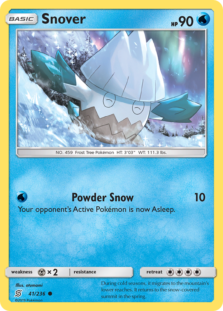 Snover (41/236) [Sun & Moon: Unified Minds] Reverse Holofoil