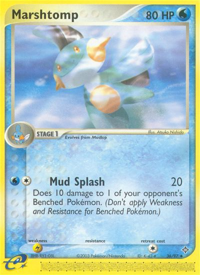 Marshtomp (36/97) [EX: Dragon] Reverse Holofoil