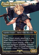 Cloud, Ex-SOLDIER (Borderless) [FINAL FANTASY Commander] Foil