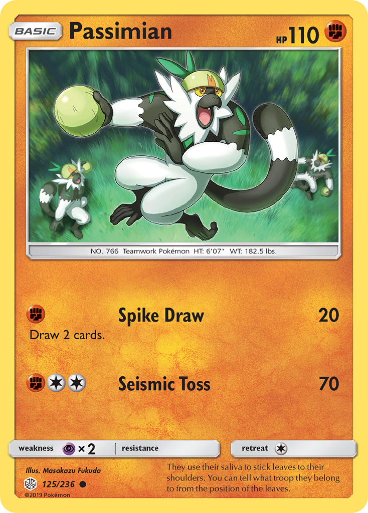 Passimian (125/236) [Sun & Moon: Cosmic Eclipse] Reverse Holofoil