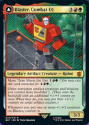 Blaster, Combat DJ // Blaster, Morale Booster [Transformers] Foil