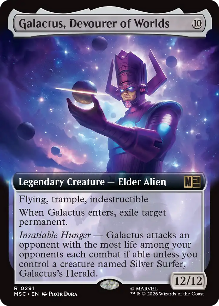 Galactus, Devourer of Worlds (Extended Art) [Marvel Super Heroes Commander] Foil
