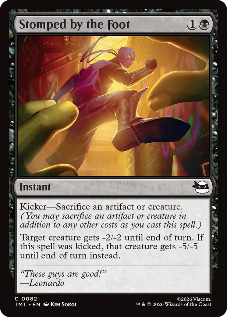 Stomped by the Foot [Teenage Mutant Ninja Turtles] Foil