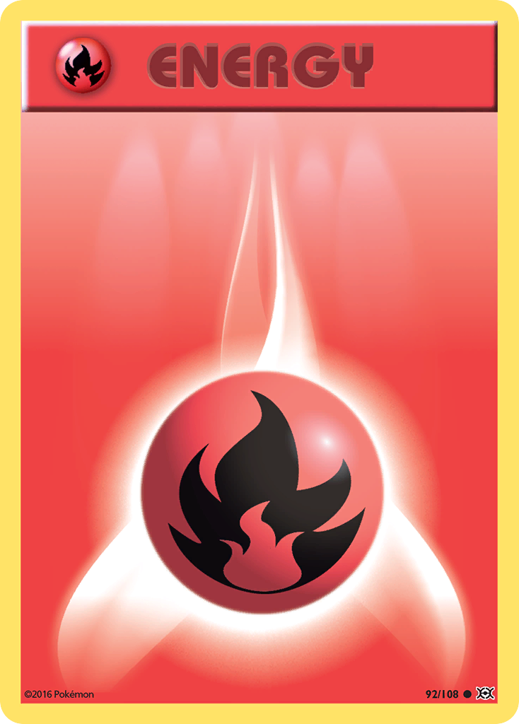 Fire Energy (92/108) [XY: Evolutions] Reverse Holofoil