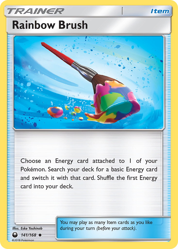 Rainbow Brush (141/168) [Sun & Moon: Celestial Storm] Reverse Holofoil