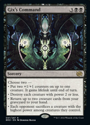 Gix's Command [The Brothers' War] Foil