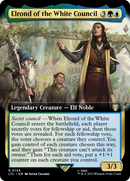 Elrond of the White Council (Extended Art) [The Lord of the Rings: Tales of Middle-Earth Commander] Foil