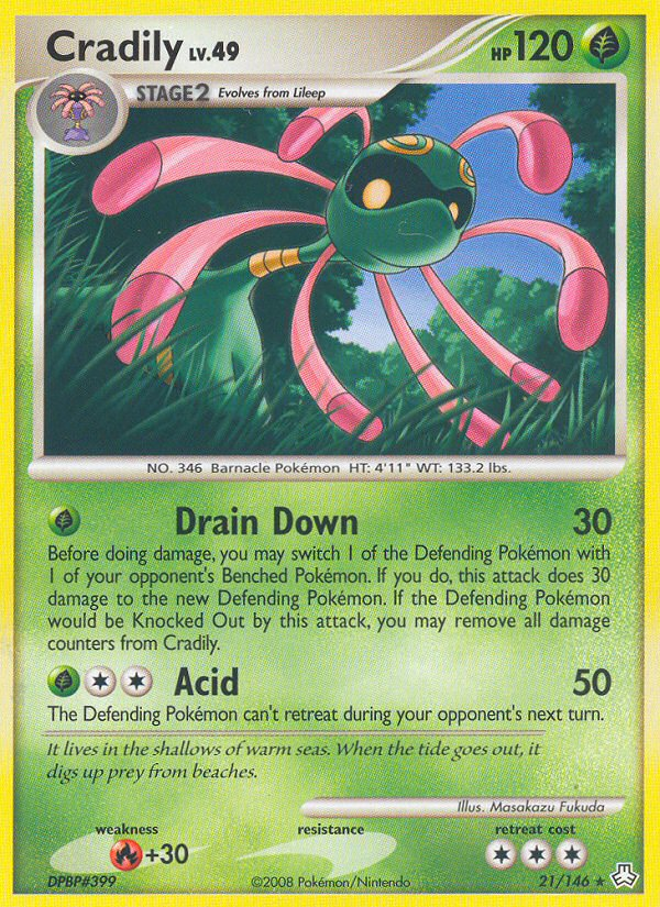 Cradily (21/146) [Diamond & Pearl: Legends Awakened] Reverse Holofoil