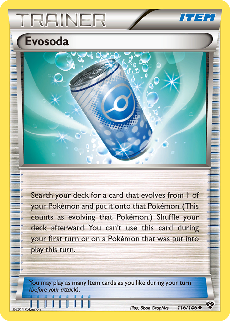 Evosoda (116/146) [XY: Base Set] Reverse Holofoil