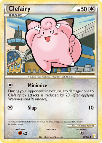 Clefairy (60/123) [HeartGold & SoulSilver: Base Set] Reverse Holofoil