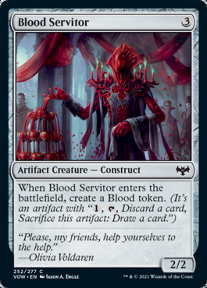 Blood Servitor [Innistrad: Crimson Vow] Foil