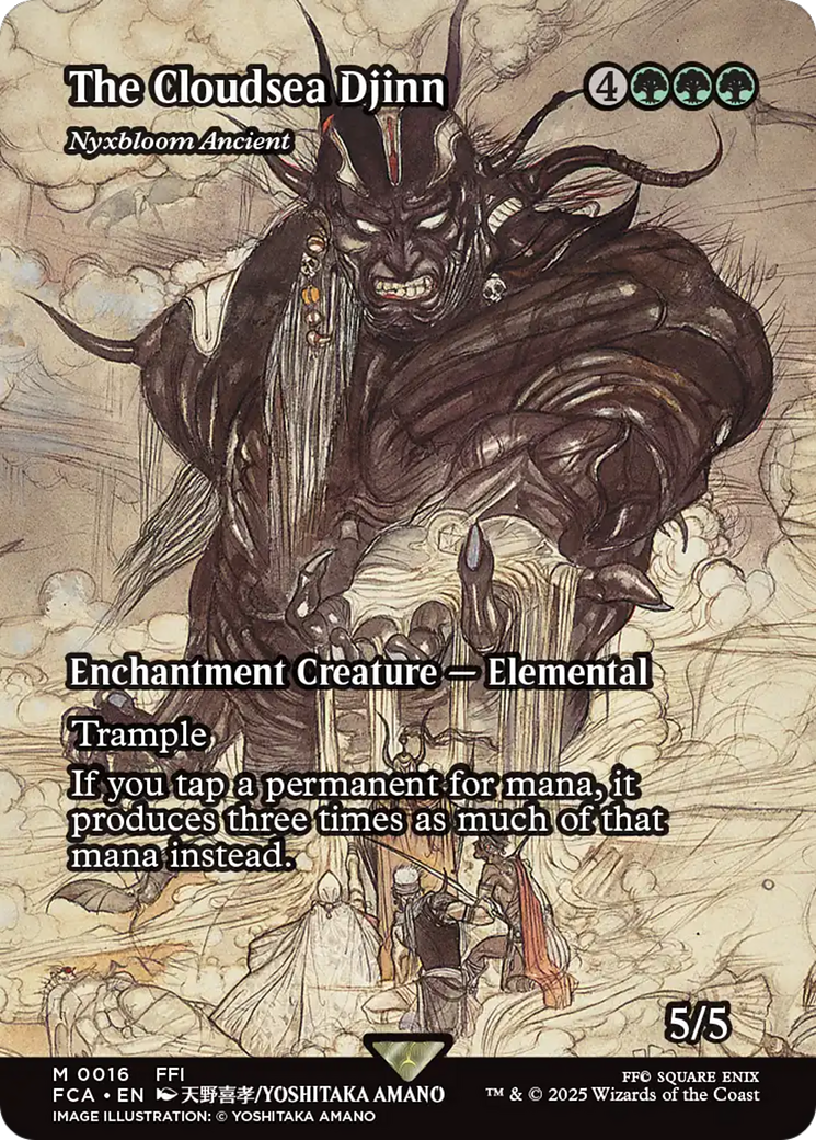Nyxbloom Ancient - The Cloudsea Djinn (Showcase) [FINAL FANTASY : Through the Ages] Foil