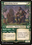 Garenbrig Carver // Shield's Might (Showcase) [Throne of Eldraine] Foil