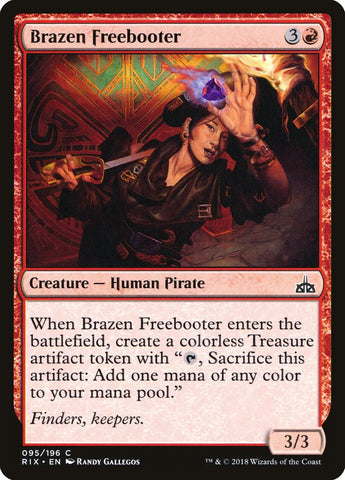 Brazen Freebooter [Rivals of Ixalan] Foil