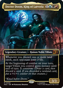 Doctor Doom, King of Latveria (Borderless) [Marvel Super Heroes Commander] Foil