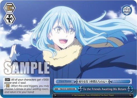 To the Friends Awaiting His Return [That Time I Got Reincarnated as a Slime Vol.3]