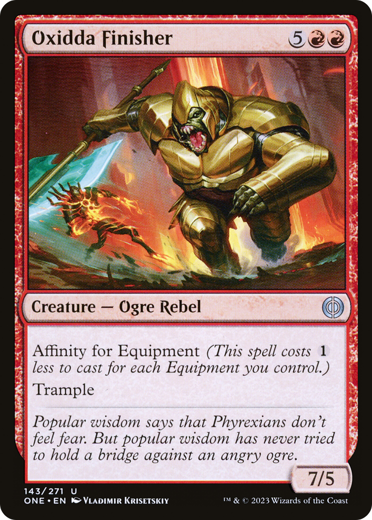 Oxidda Finisher [Phyrexia: All Will Be One] Foil