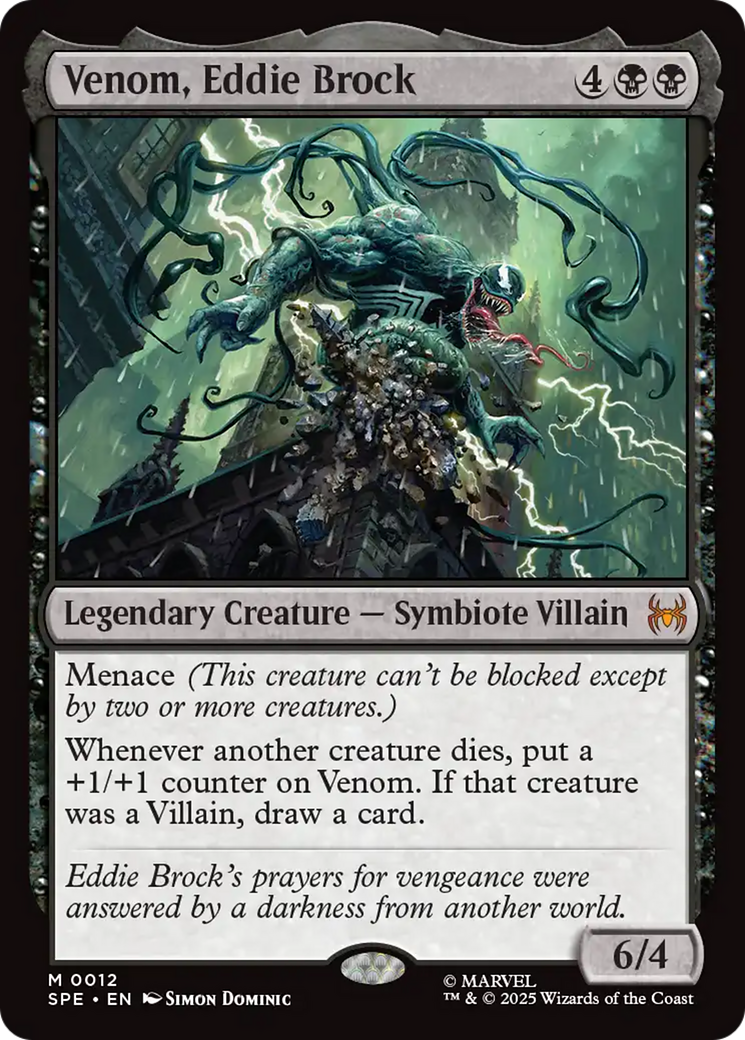 Venom, Eddie Brock [Marvel's Spider-Man: Eternal-Legal] Foil