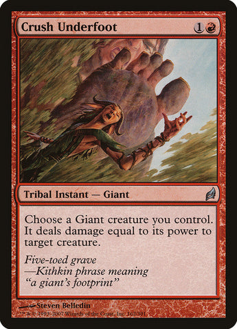 Crush Underfoot [Lorwyn] Foil