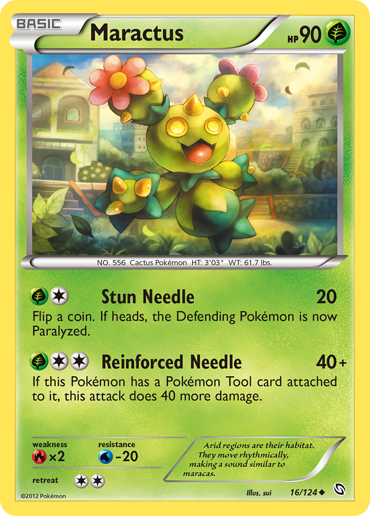 Maractus (16/124) [Black & White: Dragons Exalted] Reverse Holofoil