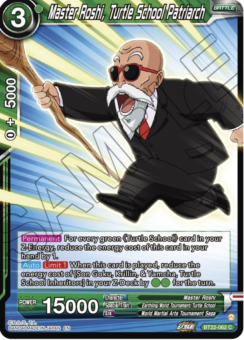 Master Roshi, Turtle school Patriarch (BT22-062) [Critical Blow] Parallel Foil