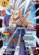 Son Gohan, Awakening to Beast (BT22-003) [Critical Blow] Parallel Foil