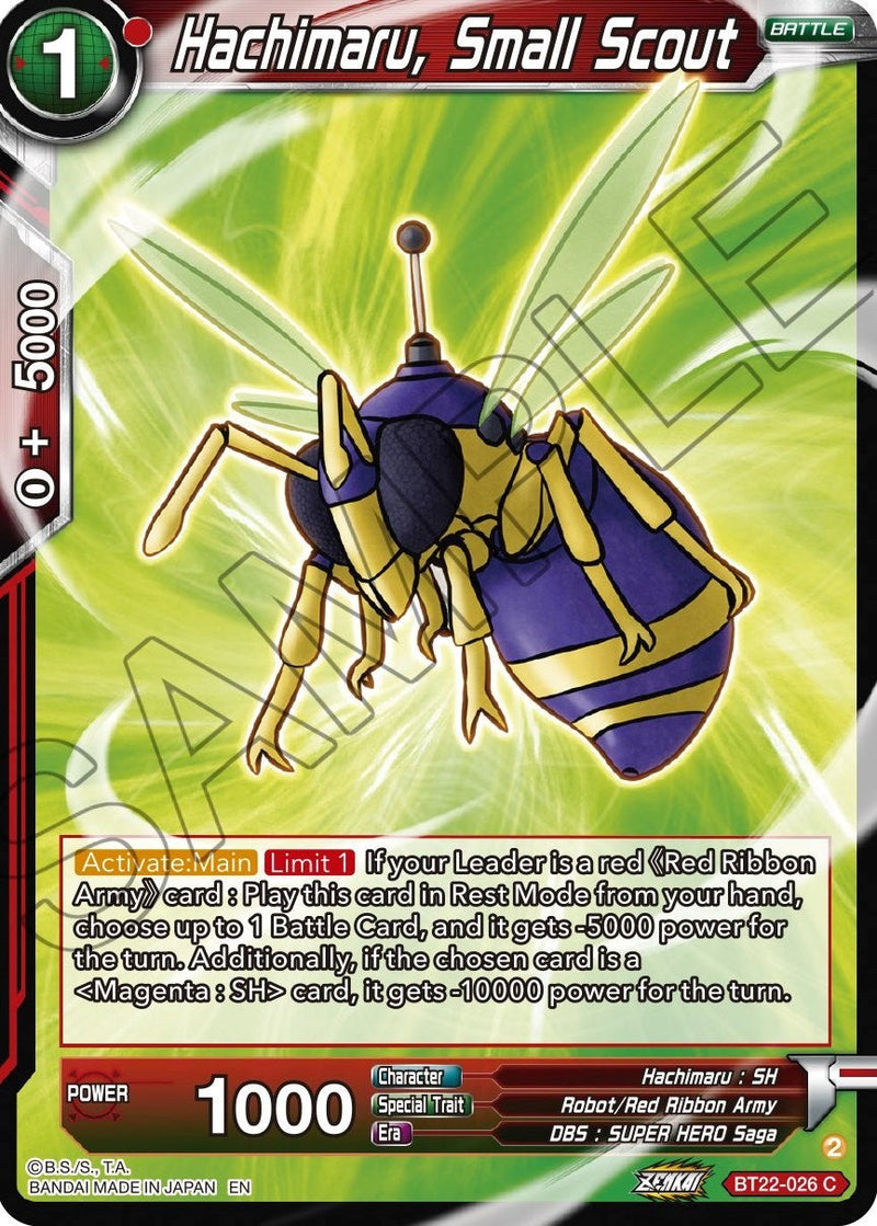 Hachimaru, Small Scout (BT22-026) [Critical Blow] Parallel Foil