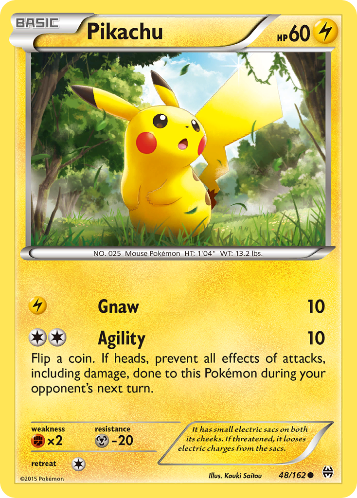 Pikachu (48/162) [XY: BREAKthrough] Reverse Holofoil
