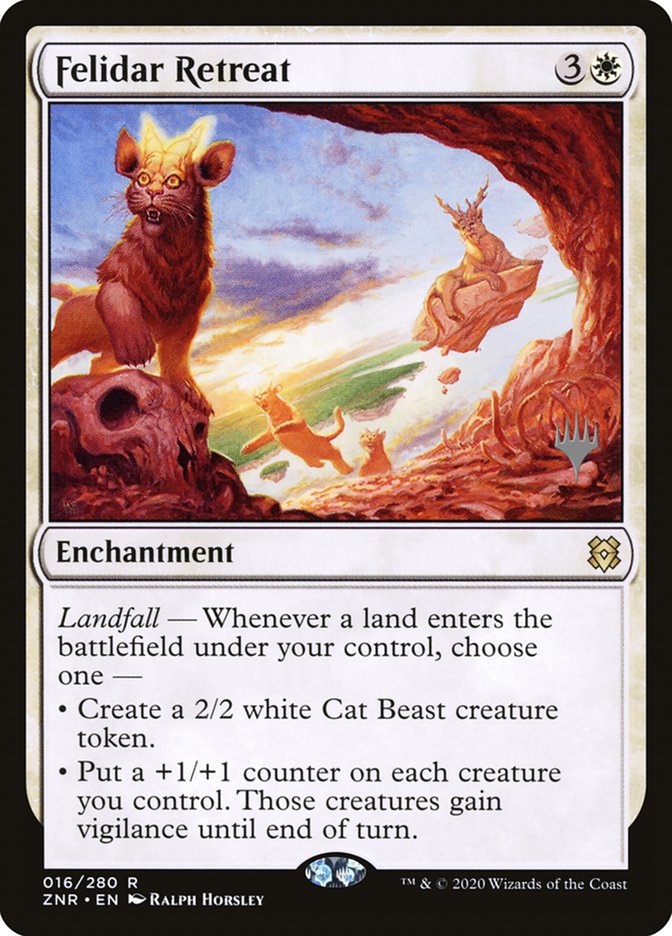 Felidar Retreat (Promo Pack) [Zendikar Rising Promos] Foil