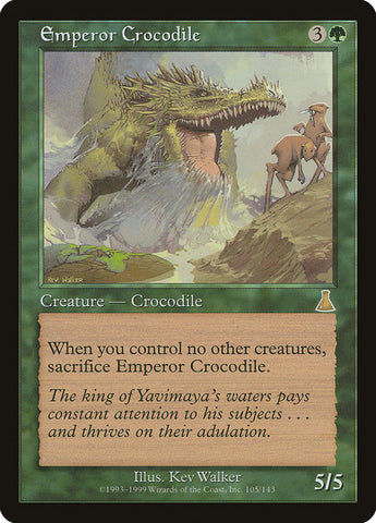 Emperor Crocodile [Urza's Destiny] Foil
