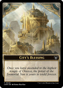 City's Blessing // Rat Double-Sided Token [Commander Masters Tokens] Foil
