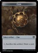 Clue // Elephant Double-Sided Token [Commander Masters Tokens] Foil