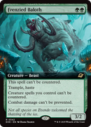 Frenzied Baloth (Extended Art) [Edge of Eternities] Foil