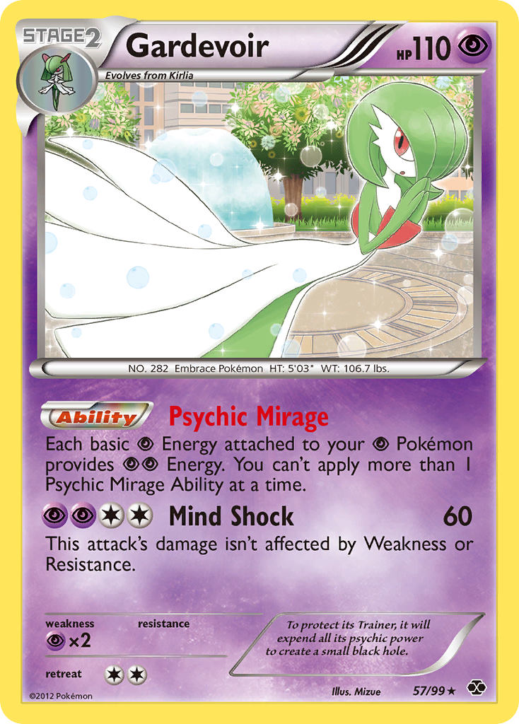 Gardevoir (57/99) [Black & White: Next Destinies] Reverse Holofoil