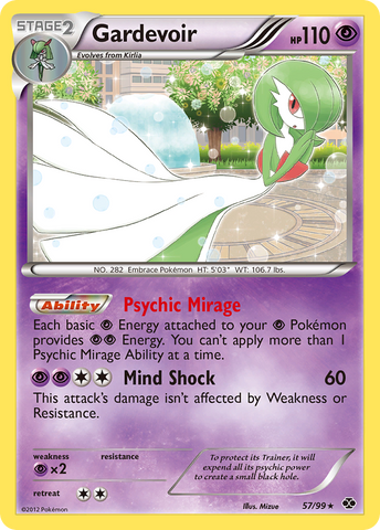 Gardevoir (57/99) [Black & White: Next Destinies] Reverse Holofoil