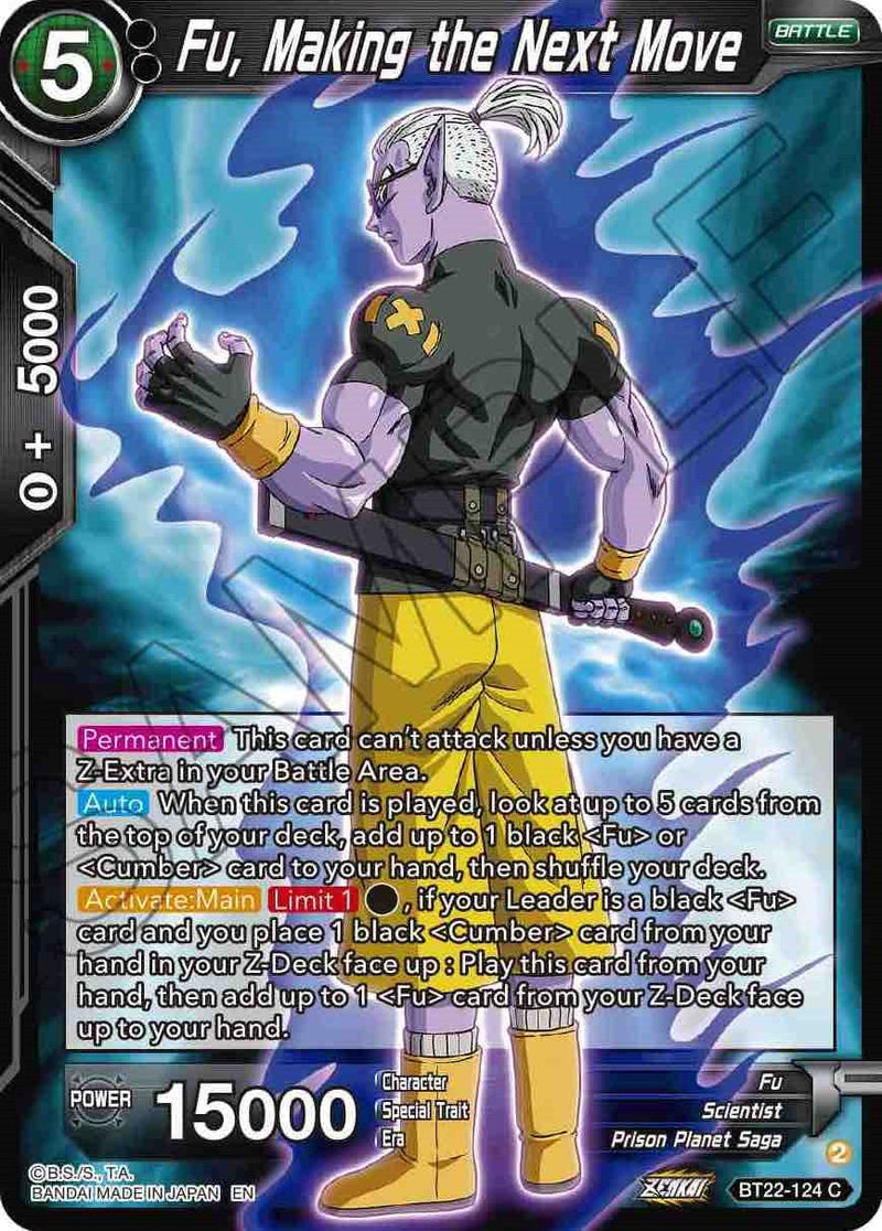 Fu, Marking the Next Move (BT22-124) [Critical Blow] Parallel Foil