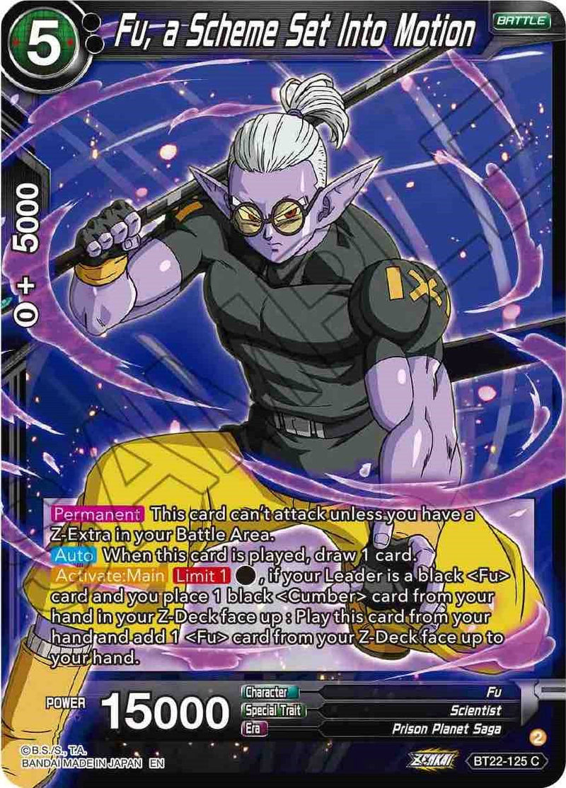 Fu, a Scheme Set Into Motion (BT22-125) [Critical Blow] Parallel Foil