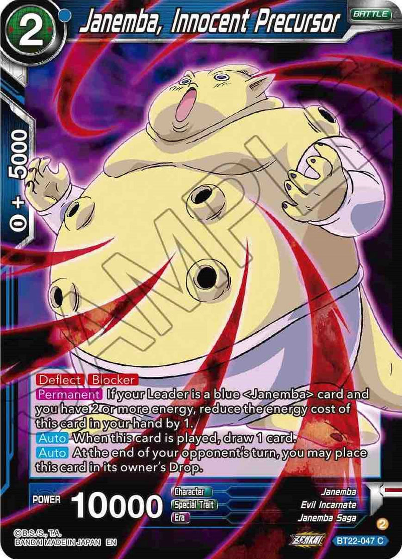 Janemba, Innocent Precursor (BT22-047) [Critical Blow] Parallel Foil