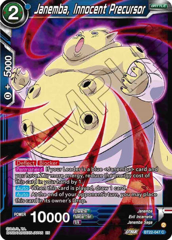 Janemba, Innocent Precursor (BT22-047) [Critical Blow] Parallel Foil